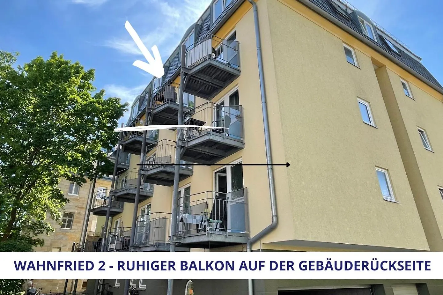 Apt Wahnfried No2 - Sehr Zentrales, Ruhiges Cityapartment Mit Balkon, Kueche, Duschbad & Parkplatz Μπαϊρόιτ Διαμέρισμα