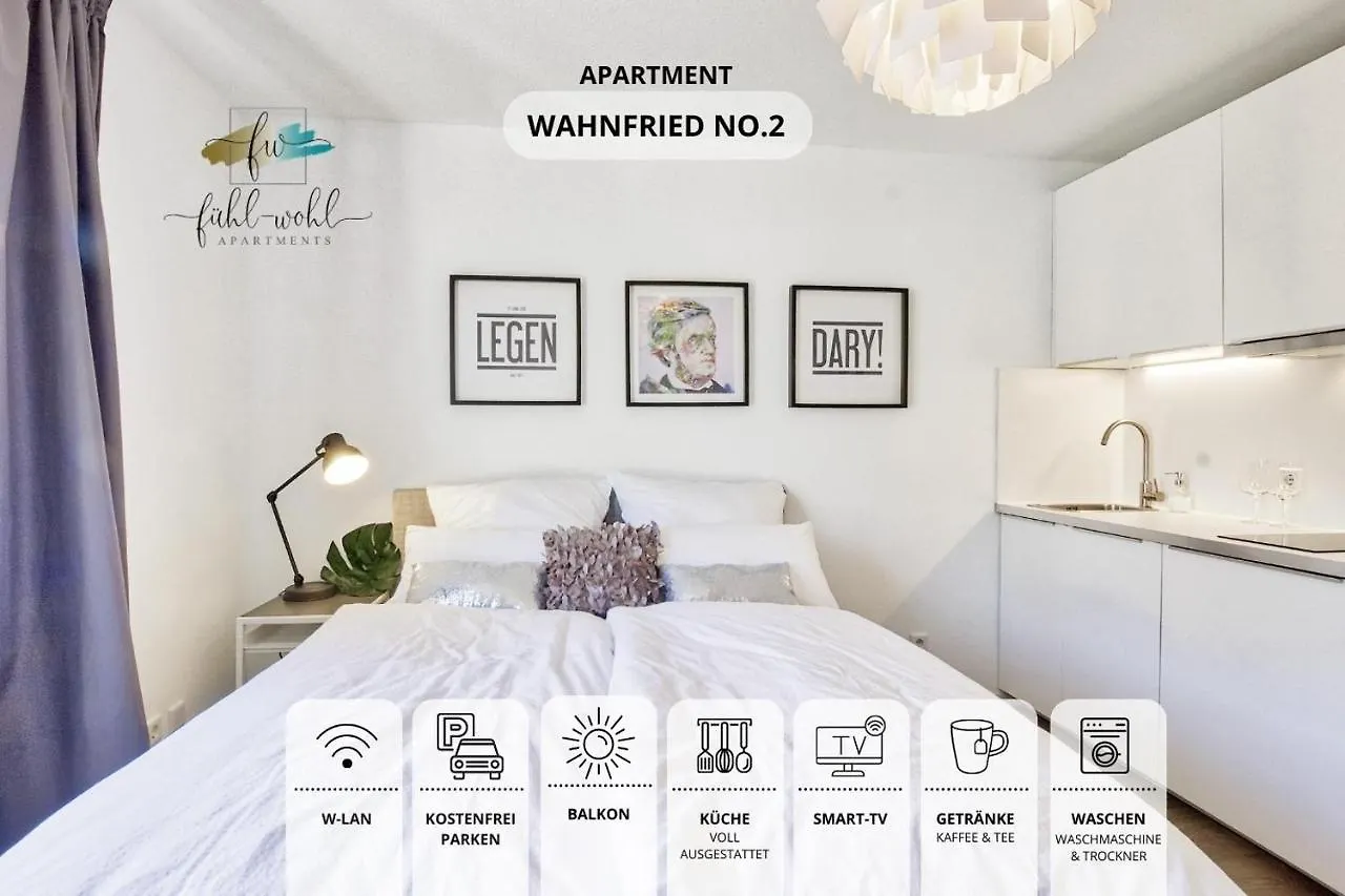 Apt Wahnfried No2 - Sehr Zentrales, Ruhiges Cityapartment Mit Balkon, Kueche, Duschbad & Parkplatz Bayreuth
